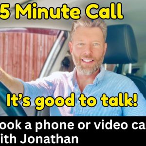 45 Minute 1-to-1 Phone or Video Call with Jonathan